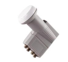 Schwaiger Quad-Switch LNB 4 Sat. Weather Party Grey