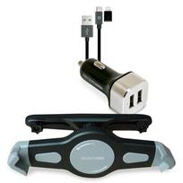 Realpower Car Charger Set + Cable + Tablet Holder