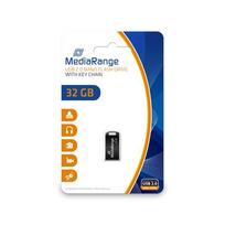 MediaRange 32GB USB 2.0 Nano Keychain USB Stick, sw