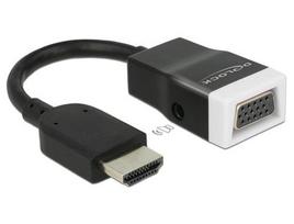 Delock HDMI Adapter A - D-Sub15 St/Bu screwless +Audio +Cable