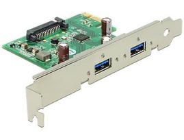 Delock PCI Express Card 2x USB 3.0 external