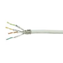 Logilink Network cable, S/FTP Cat6, PVC, white, 100m