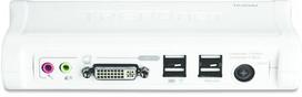 TRENDNET KVM 2-Port DVI USB Switch with Audio Kit