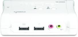 TRENDNET KVM 2-Port USB Switch Kit with Audio
