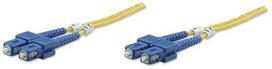 Intellinet Low Loss Wavelength Limited (LWL) SC/SC Singlemode OS2 yellow cable, 1 meter