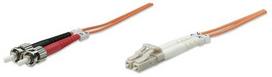 Intellinet Low Loss Wire Link LC/ST 1M Multimode OM1 orange