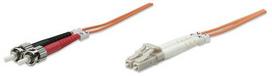 Intellinet Low Loss Wire Link LC/ST 2M Multimode OM1 orange