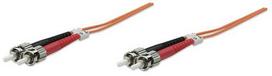 Intellinet Low Loss Wire Link ST/ST 1m Multimode OM1 orange