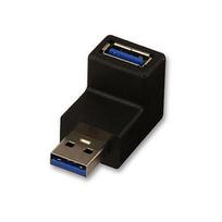 Lindy USB 3.0 Type A 90° angled male/female connector adapter
