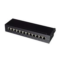Logilink Patch panel table/wall Cat.6A STP 12 ports, black