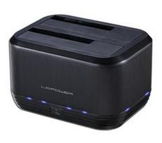 LC-POWER USB 3.0 docking station, 6.3cm/8.9cm, SATA/SSD, retail