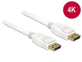 Delock DisplayPort Cable DP - DP ST/ST 5.00m white 4K