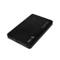 Logilink Go 6.3cm (2.5") USB 3.0/SATA Black screwless
