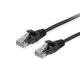 Equip Cat6 patch cable U/UTP 2xRJ45 7.50m black PVC polybag