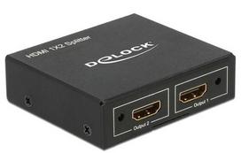 Delock HDMI Splitter 1 Input - 2 Outputs 4K