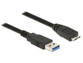 Delock USB Cable USB3.0 A - Micro-B St/St 1.50m long