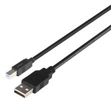 Deltaco USB-210S-LSZH USB cable, USB 2.0, 1 m, USB A, USB B, Black