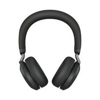 Jabra Evolve2 75 UC Link 380c Belaidės ausinės, Bluetooth, USB-C, Charging Stand, Juoda