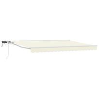 Rankinis markizės rėmas su LED Kreminė 4 x 2 m