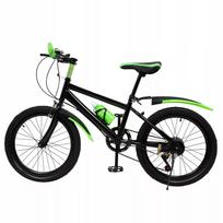 Vaikiškas kalnų dviratis MTB 20" berniukams ir mergaitėms, žalias