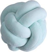 Dekoratyvinės pagalvės,Knot Ball Pillow - Buitinė pagalvė | Šiuolaikinė namų sofos dekoravimo pagalvėlė, 9,8 colio, mėlyna