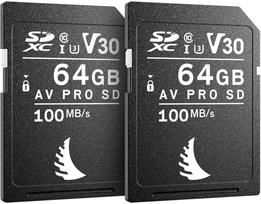 Angelbird memory card SDXC 64GB AV Pro V30 Match Pack for Fujifilm