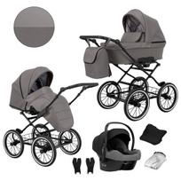 Universalus vežimėlis Romantic Kunert 3in1 GREY ECO