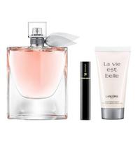 Rinkinys moterims Lancome La Vie Est Belle: EDP 100 ml + kūno losjonas 50 ml + blakstienų tušas 2 ml
