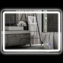 Vonios LED veidrodis 50x70 cm su Bluetooth ir 3 šviesos spalvomis