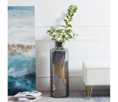 Eglo 421381 - Stiklinė vaza NABAS 73x25 cm juoda/dūminė