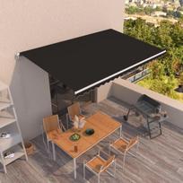 Automatinė ištraukiama markizė VidaXL 500x350 cm pilka