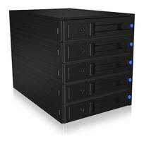 ICY BOX Backplane, 5x SATA 3,5 HDD für 3x 5,25 Schacht, Hot Swap, trägerlos