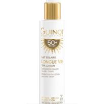 Guinot Longue Vie Firming Sunscreen Lotion SPF 50+ apsauginis kremas nuo saulės, 150 ml
