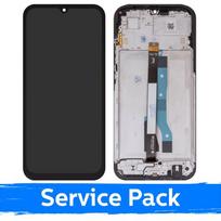 LCD ekranas skirtas Xiaomi Redmi 15C 5G (ES versija) juodas su rėmeliu (Service Pack)