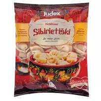 Koldūnai su mėsos įdaru, greitai užšaldyti SIBIRIETIŠKI, 500g
