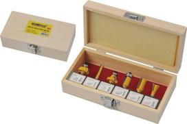 Frezos medžiui 6 vnt. 6,3 mm 0170066 Crownman