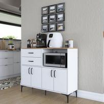 Pastatoma virtuvės spintelė Hanah Home JE166-3283 balta 120 cm moderni