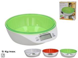Virtuvinės svarstyklės KITCHEN&GO 5 kg 18,5x20,5x6 cm 3 rūšys