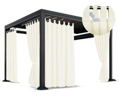 Sodo užuolaida Mariall ZMOK-06, 155x220 cm, smėlio spalvos
