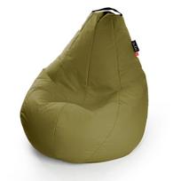 Sėdmaišis Qubo Comfort 120 Gooseberry POP FIT ergonomiškas dizainas, 250 L, didelio tankio granulės