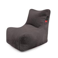 Sėdmaišis Qubo Noa Track Feel Fit ergonomiškas L formos, polistireno užpildas, lengvai prižiūrimas užvalkalas