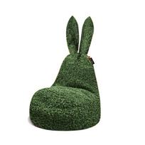Sėdmaišis Qubo „Mommy Rabbit Bush“ FLUFFY FIT jaukus pūkuotas užvalkalas vaikams ir paaugliams