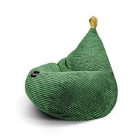 Vaikiška sėdmaišio kėdė Qubo Tiny Drop Forest FEEL FIT žalia, praktiškas dizainas