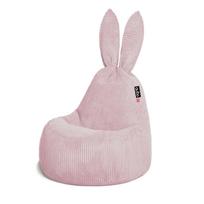 Vaikiškas sėdmaišis Qubo Baby Rabbit Bubblegum Feel Fit iš rožinės dirbtinės odos