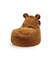 Vaikiškas sėdmaišis Qubo Meškiukas Saulėgrąža FLUFFY FIT daugiaspalvis praktiškas dirbtinės odos