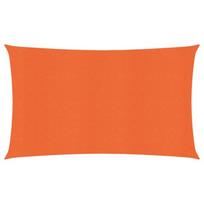 vidaXL Burė nuo saulės, oranžinės spalvos, 3x6m, HDPE, 160g/m²