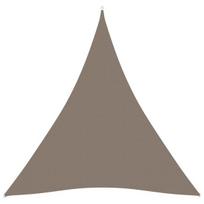 vidaXL Tentas nuo saulės, taupe, oksfordo audinys, 3,6x3,6x3,6m, Rusva