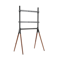 LOGILINK - TV stand with walnut wooden legs, 49-70''