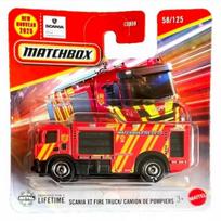Matchbox: mažas automobilis – Scania XT gaisrinis sunkvežimis