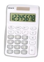 Genie Calculator 120 S 8-digit silver-gray
